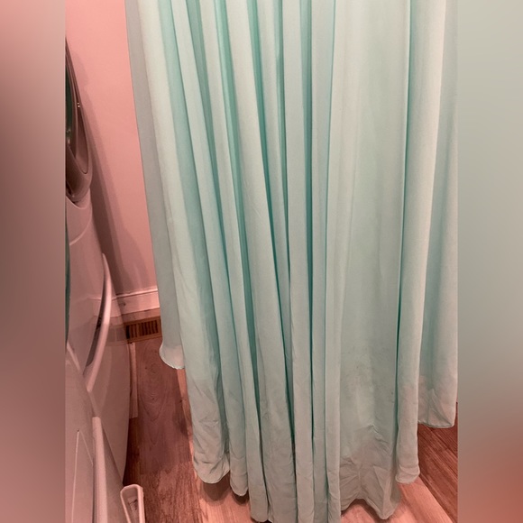 Tiffany Design Turquoise Prom Dress- Beautiful Details - Picture 8 of 9
